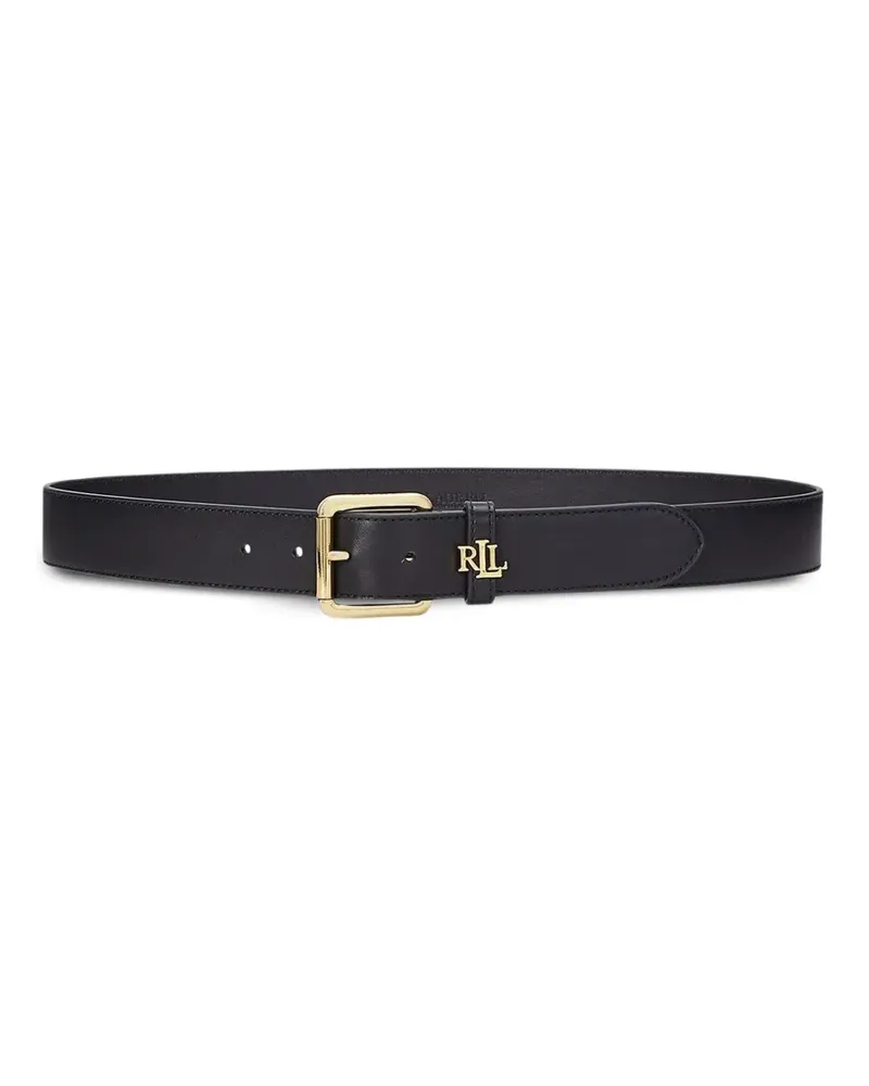Ralph Lauren Gürtel mit Logo-Applikation - Schwarz Schwarz
