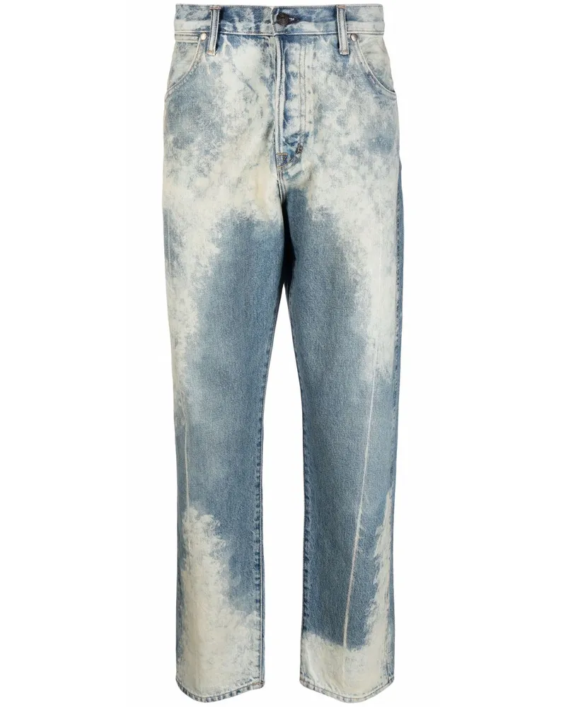 Tom Ford Jeans mit Acid-Wash-Effekt Blau