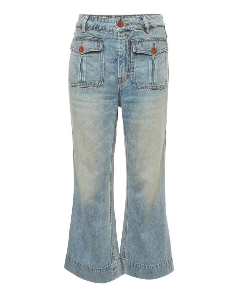 Zimmermann Ausgestellte Raie Utility-Jeans - Blau Blau