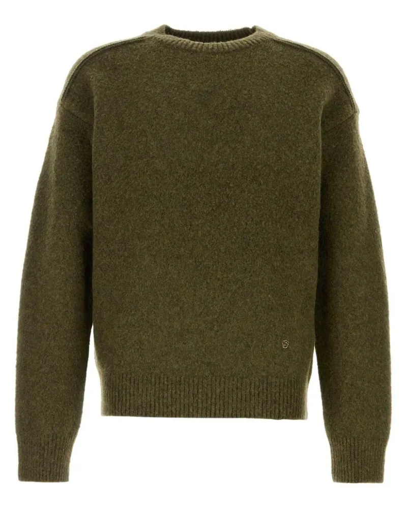 Burberry Pullover mit Logo-Anhänger - Grün Grün