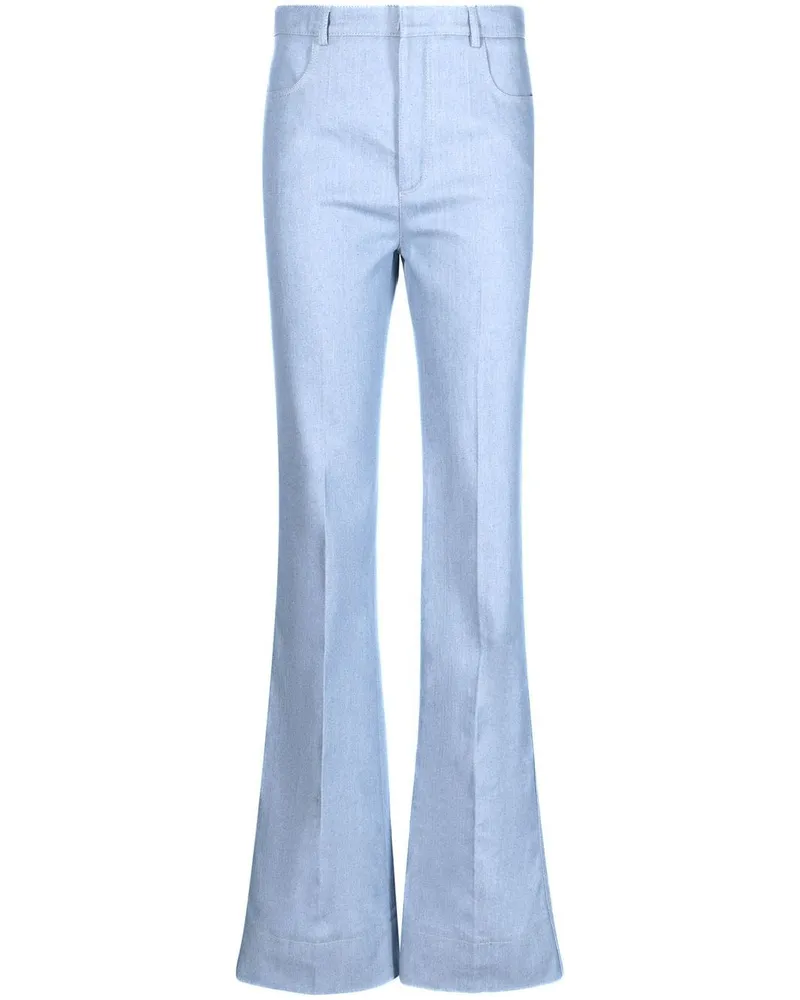 Saint Laurent Ausgestellte Jeans - Blau Blau