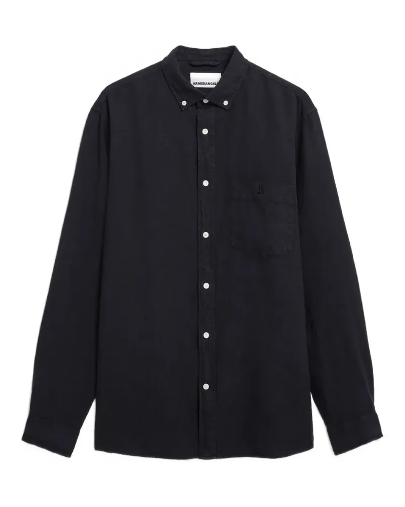 Armedangels button-down long-sleeve shirt - Schwarz Schwarz