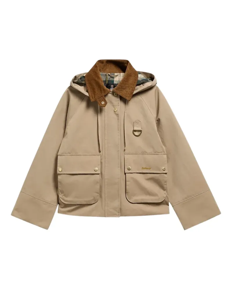 Barbour Terrington Kapuzenjacke - Nude Nude