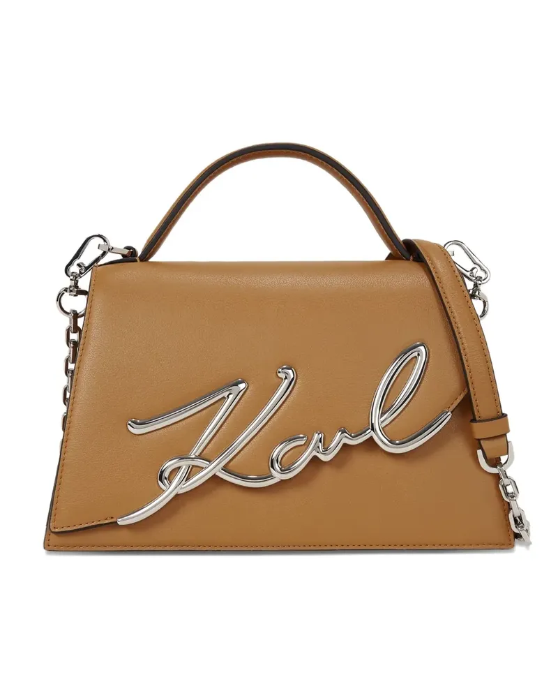 Karl Lagerfeld Mittelgroße K/Signature Umhängetasche - Braun Braun