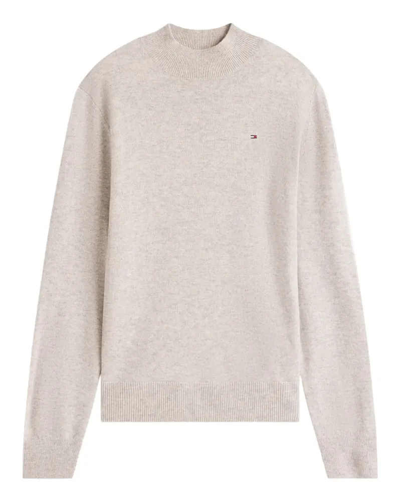 Tommy Hilfiger logo-embroidered sweater - Nude Nude
