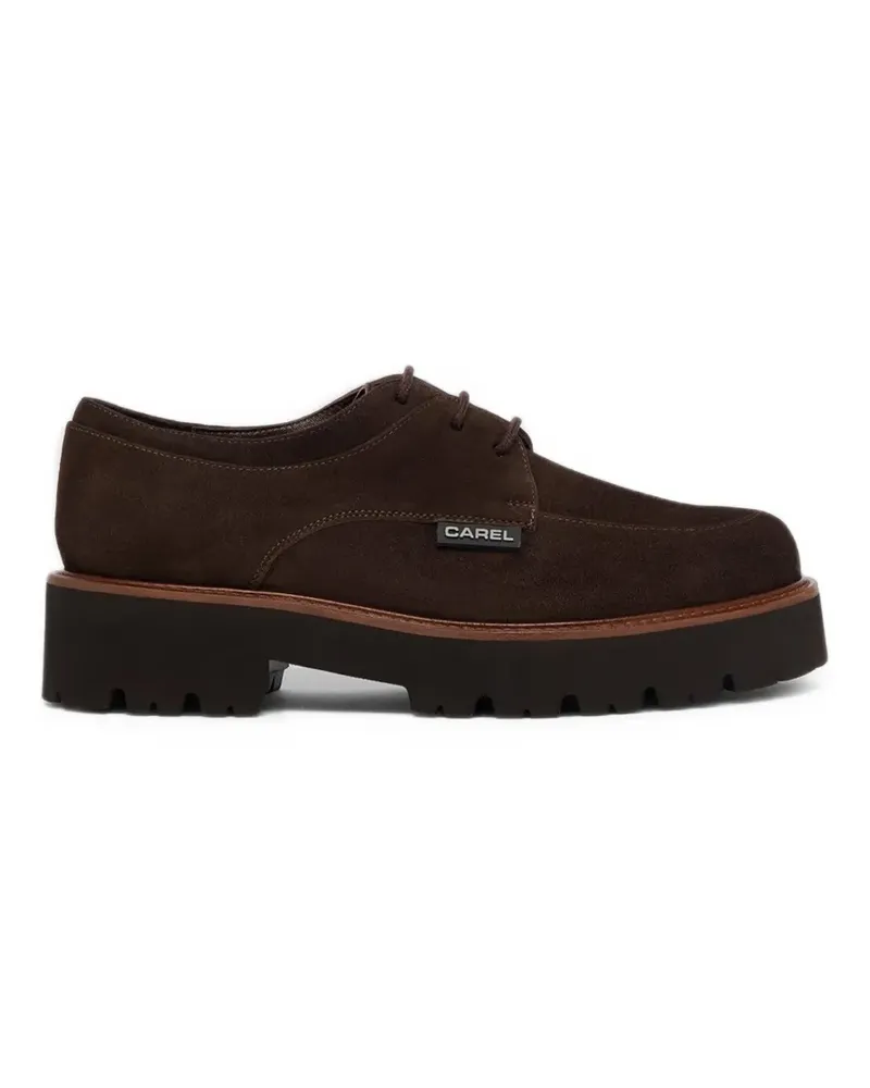 Carel Azur Derby-Schuhe aus Wildleder - Braun Braun