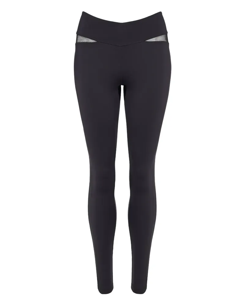 Eres Comaneci Leggings mit Mesh-Einsatz - Schwarz Schwarz
