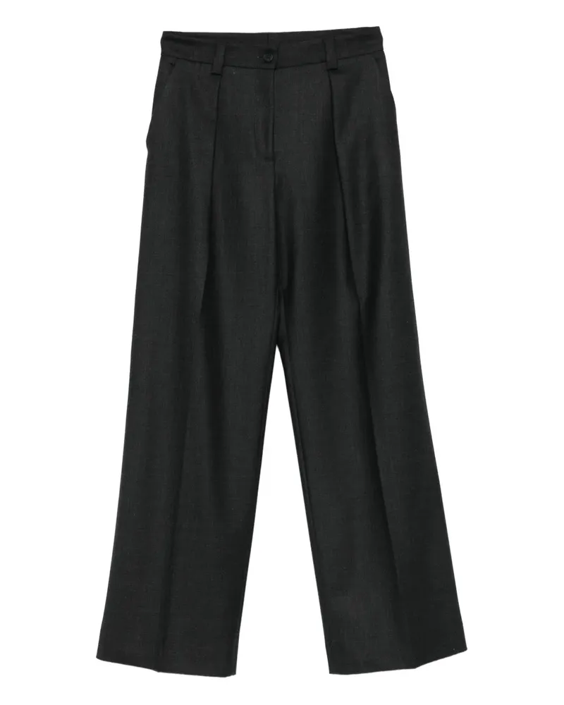 Antonelli Firenze Plissierte Hose - Schwarz Schwarz