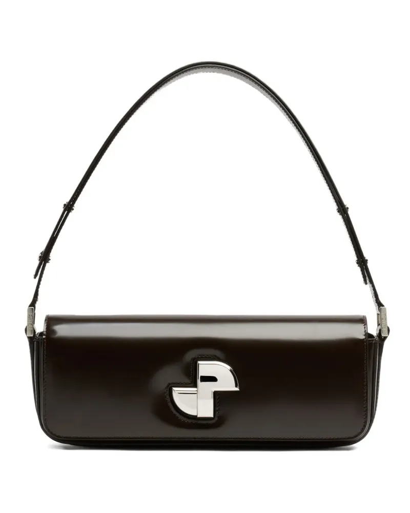 Patou Le Lock Schultertasche - Braun Braun