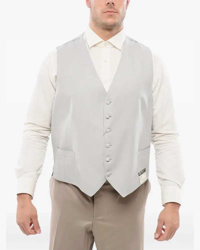Corneliani Mantua single-breasted waistcoat - Grau Grau