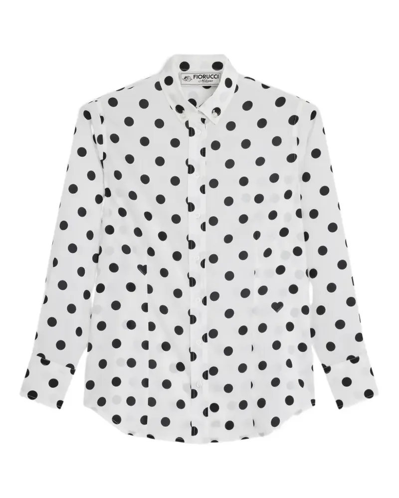 Fiorucci polka-dot shirt - Weiß Weiß