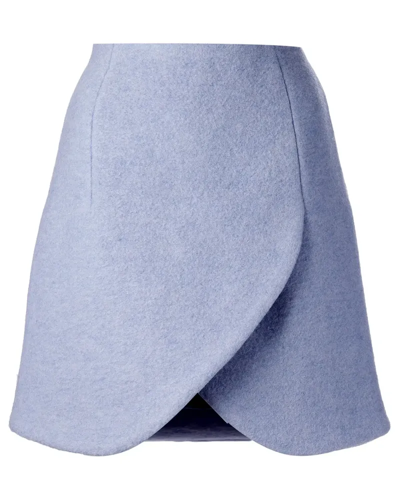 Carven wrap effect skirt - Blau Blau