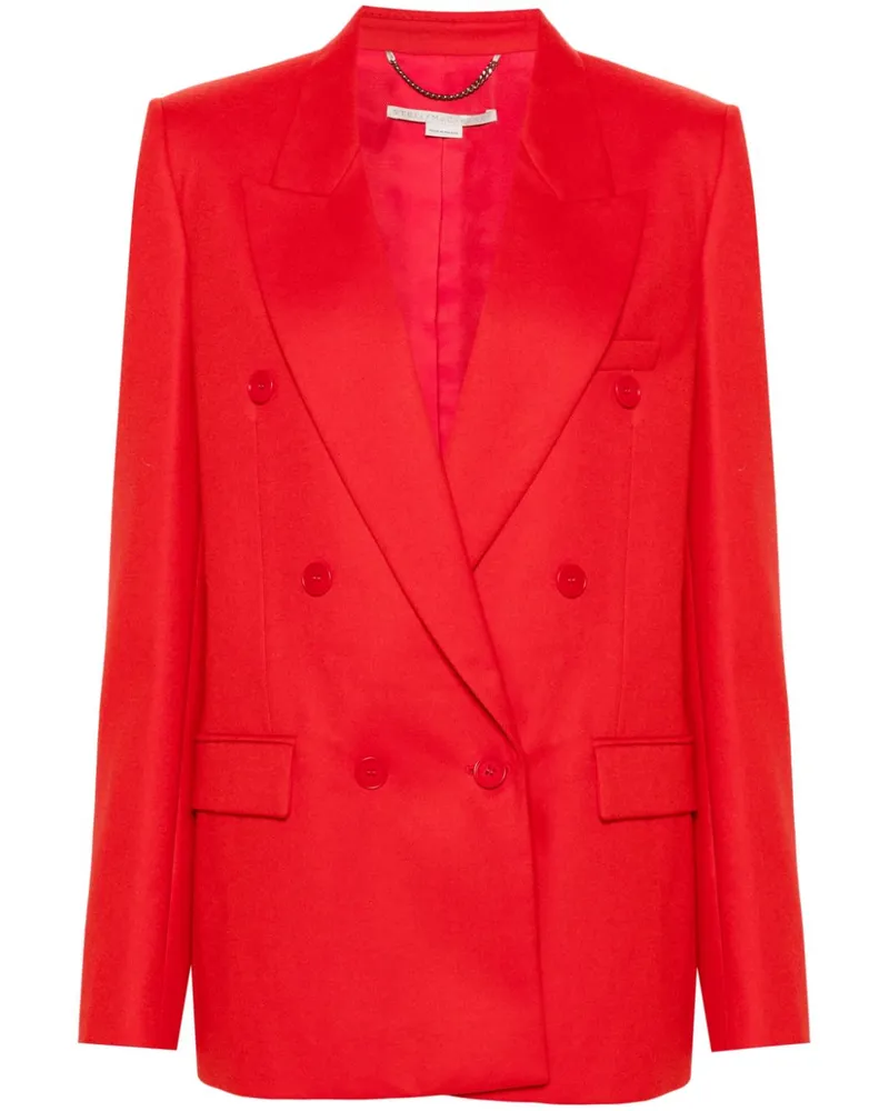 Stella McCartney Doppelreihiges Sakko - Rot Rot