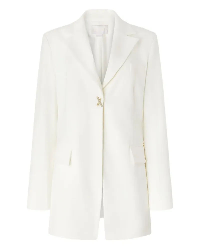 Genny Blazer mit Kristallen - Weiß Weiß