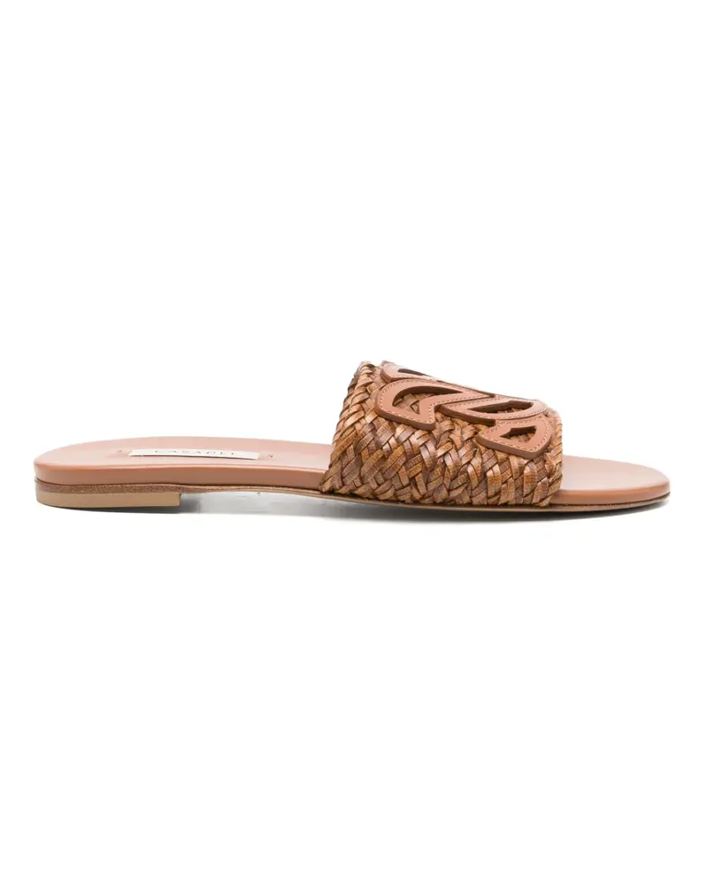 Casadei braided sandals - Braun Braun