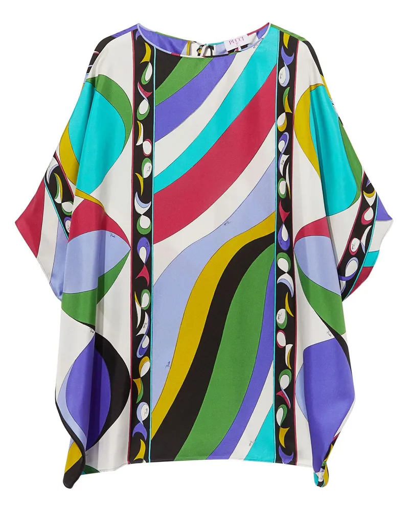 Emilio Pucci Oberteil mit Print - Blau Blau