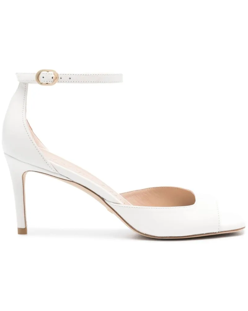 Stuart Weitzman Nudistia Sandalen 75mm - Weiß Weiß