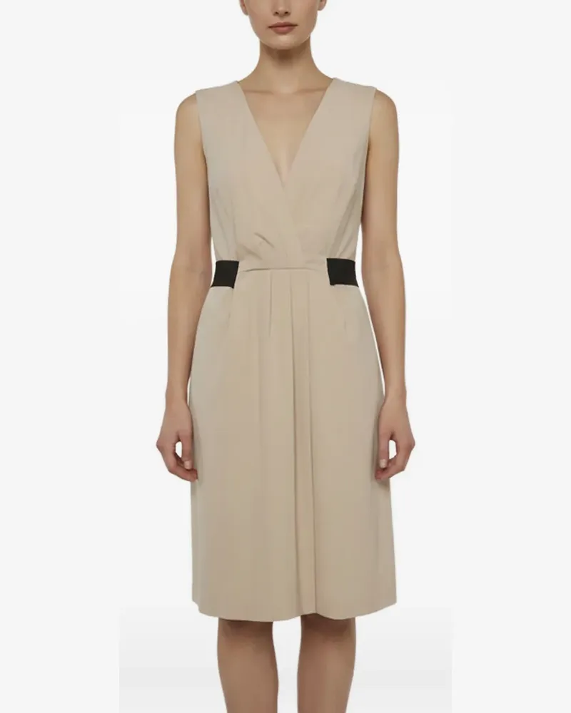 Moschino Plissiertes Minikleid - Nude Nude