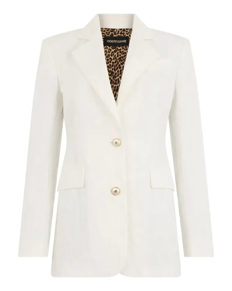 Roberto Cavalli button-up blazer - Weiß Weiß