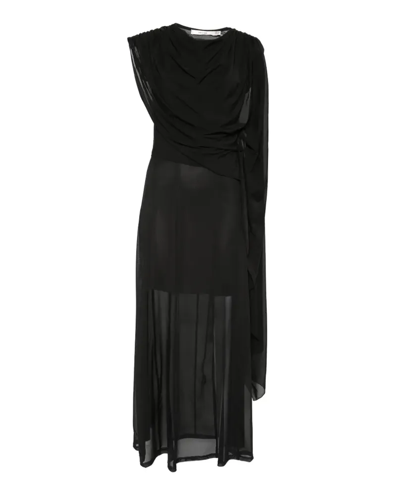 Gestuz draped maxi dress - Schwarz Schwarz