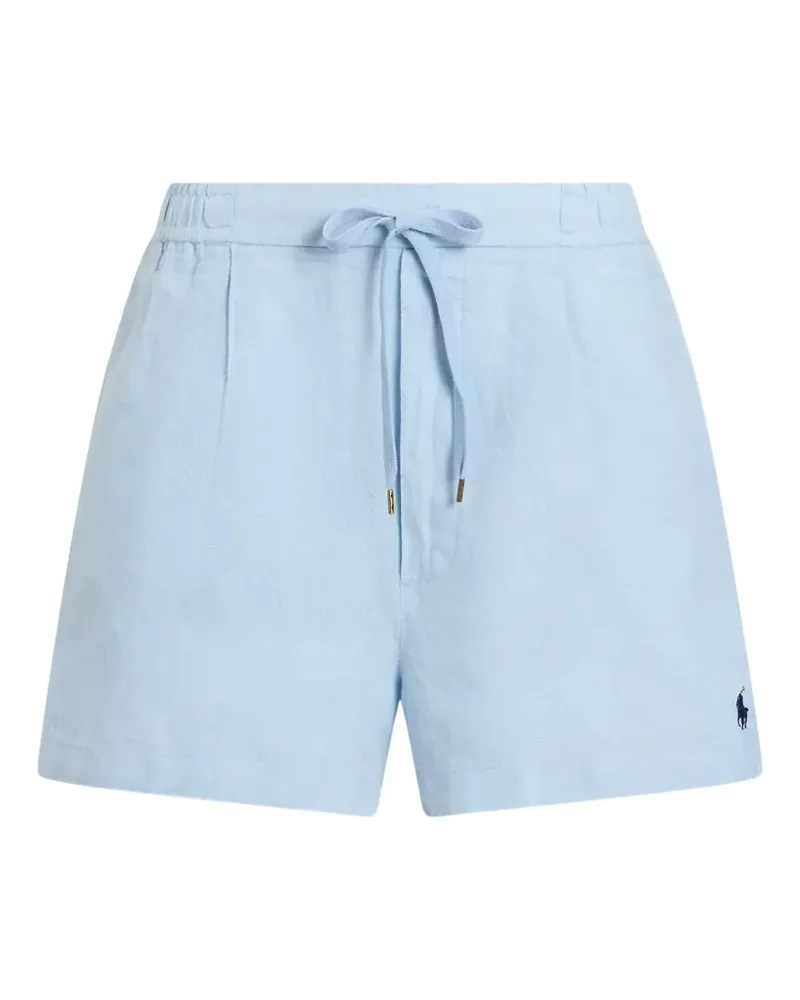 Ralph Lauren logo-embroidered drawstring shorts - Blau Blau