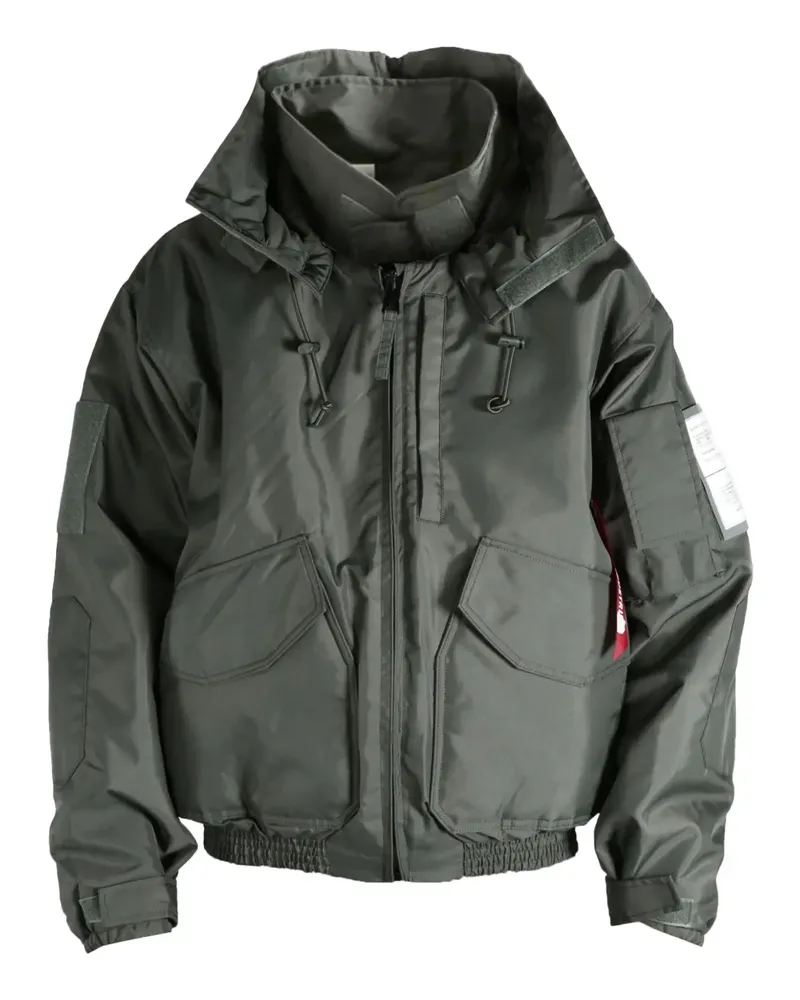 N.HOOLYWOOD hooded jacket - Grün Grün