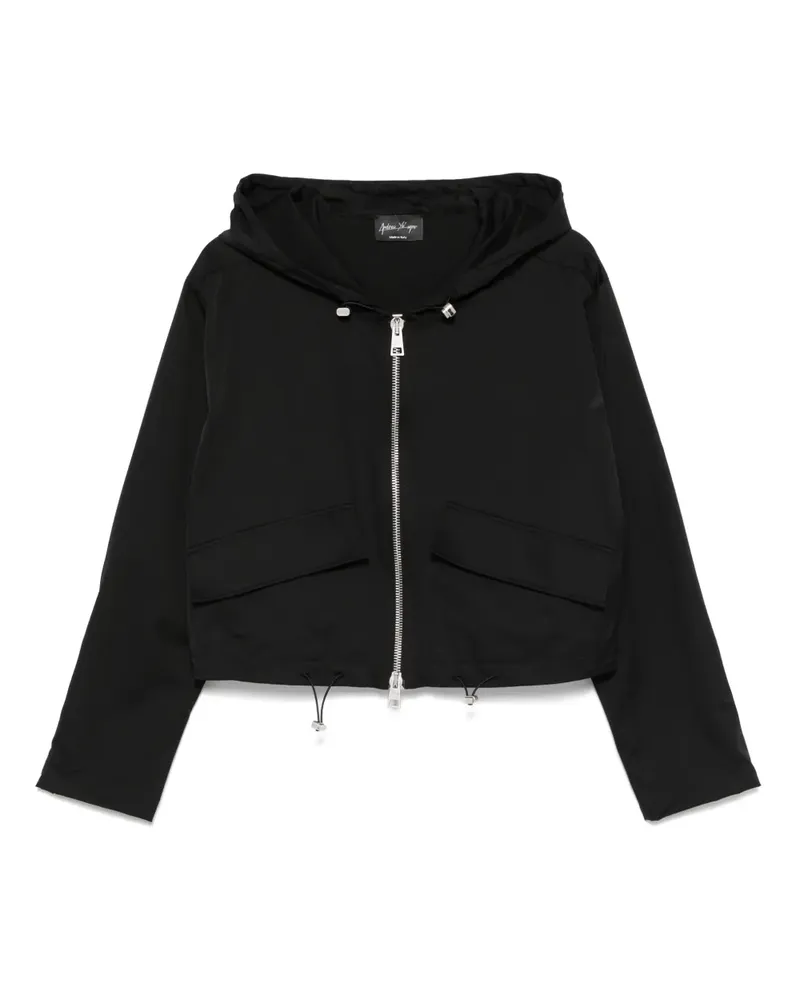 Andrea Ya'aqov Jacke mit Kapuze - Schwarz Schwarz