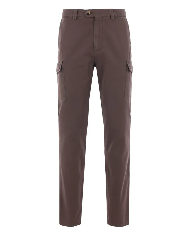 Brunello Cucinelli Hose mit aufgesetzter Tasche - Braun Braun