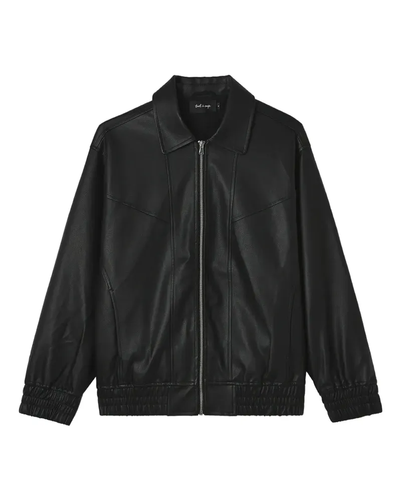 Tout a Coup Jacke in Panel-Design mit elastischem Besatz - Schwarz Schwarz