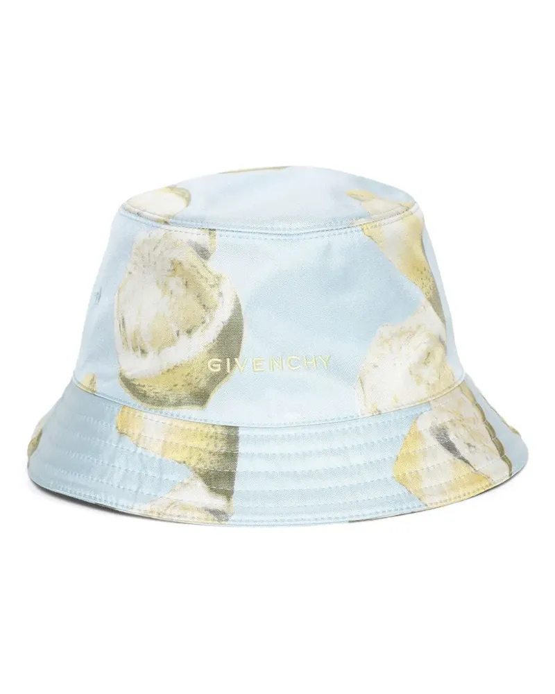 Givenchy Fischerhut mit Zitronen-Print - Blau Blau