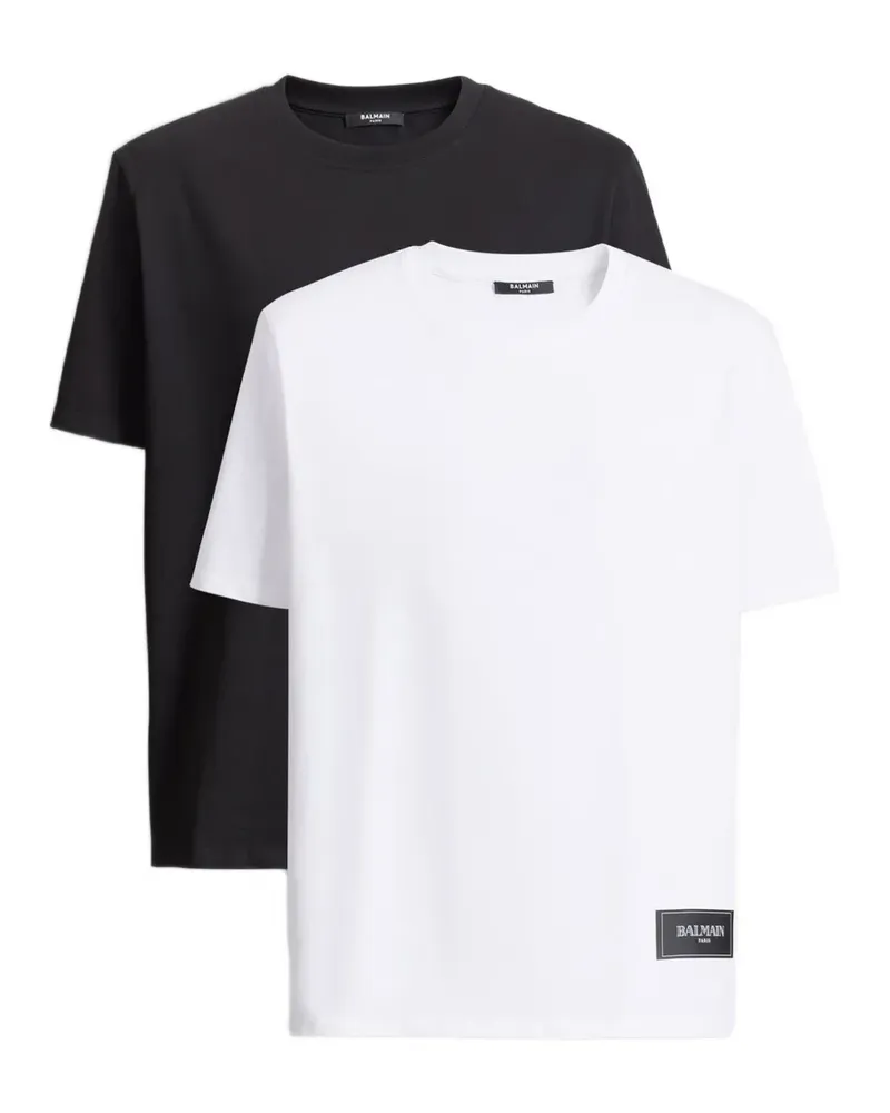 Balmain T-Shirts (2er-Set) - Schwarz Schwarz