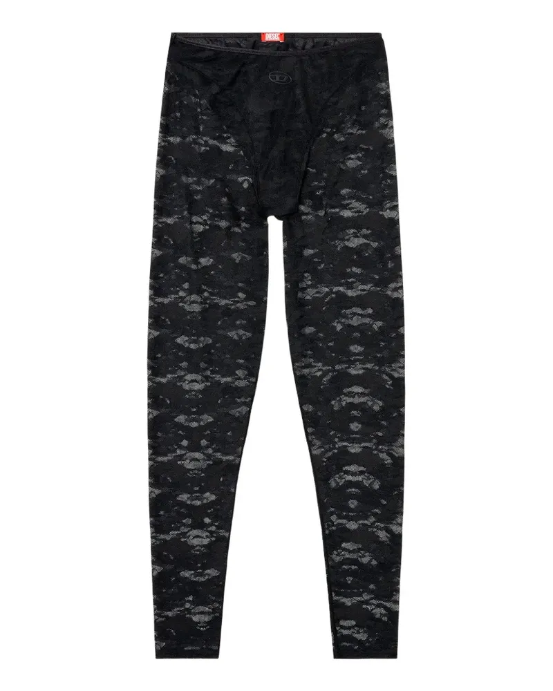 Diesel lace leggings - Schwarz Schwarz