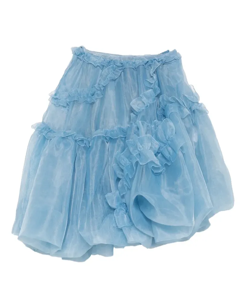 Ermanno Scervino ruffled midi skirt - Blau Blau