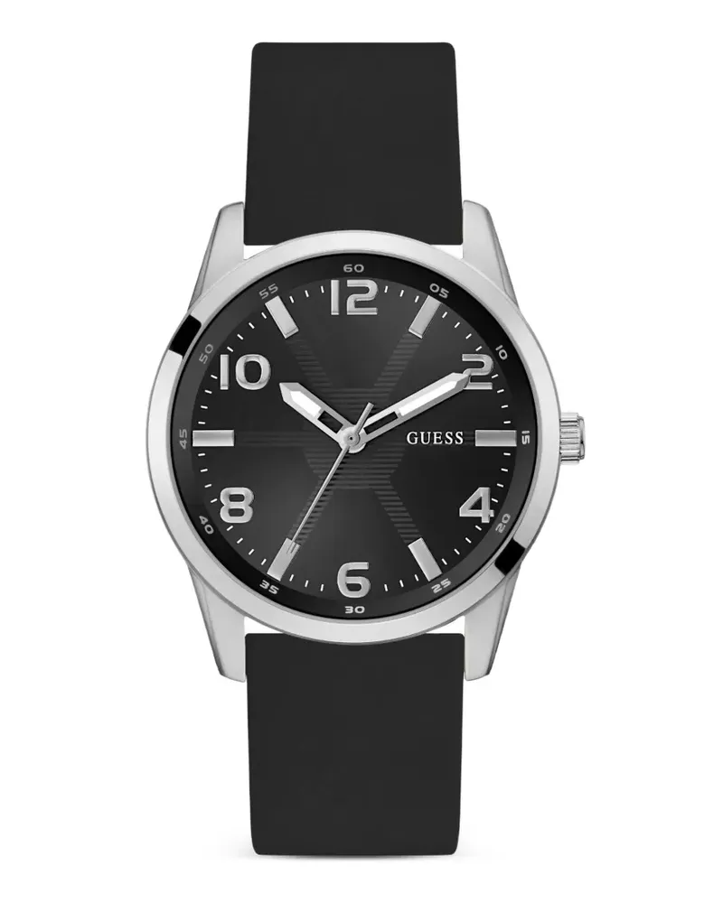 Guess round-shape 42mm watch - Schwarz Schwarz