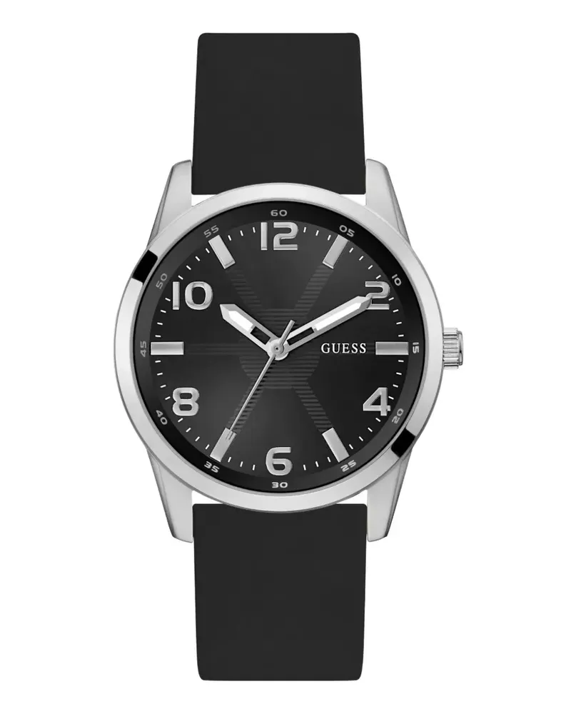 Guess round-shape 42mm watch - Schwarz Schwarz