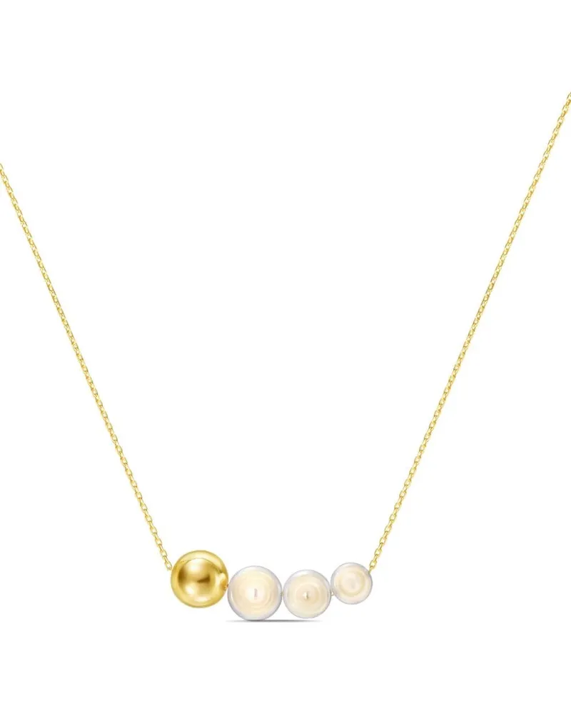 TASAKI 18kt Sliced Gelbgoldhalskette Gold