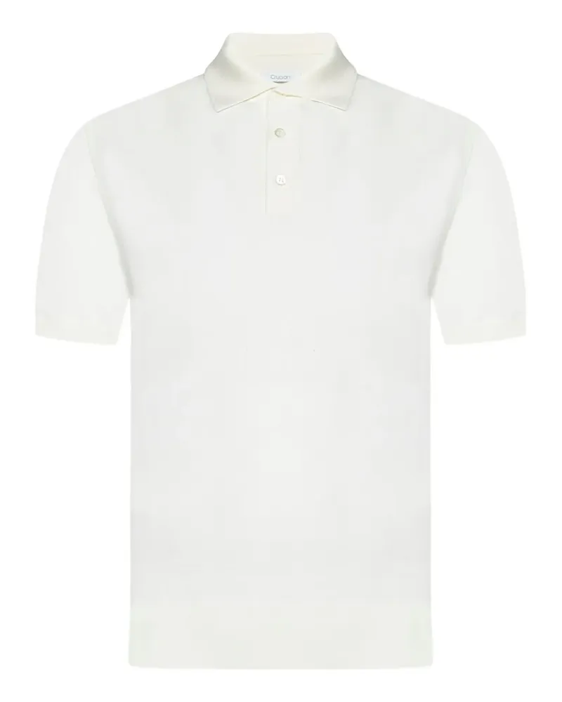 Cruciani Klassisches Poloshirt - Weiß Weiß