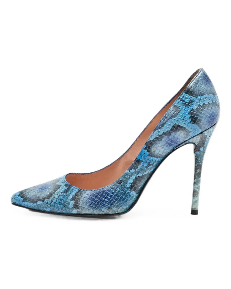 Stuart Weitzman pointed-toe heeled pumps - Blau Blau