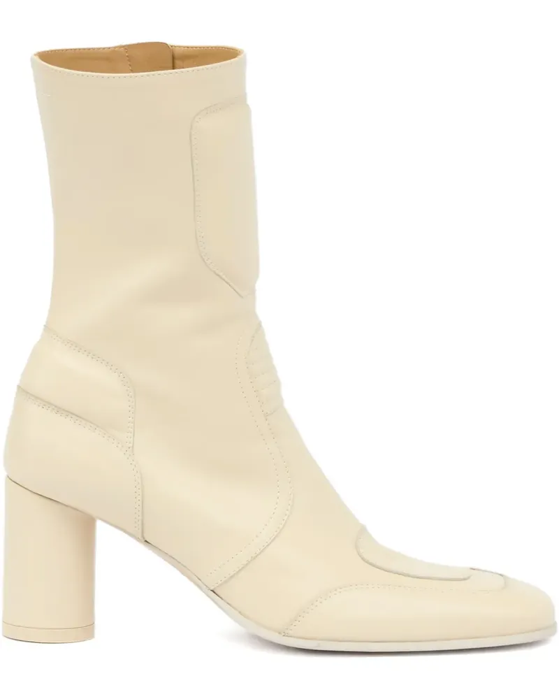 Maison Margiela Stiefeletten mit Blockabsatz 90mm - Nude Nude