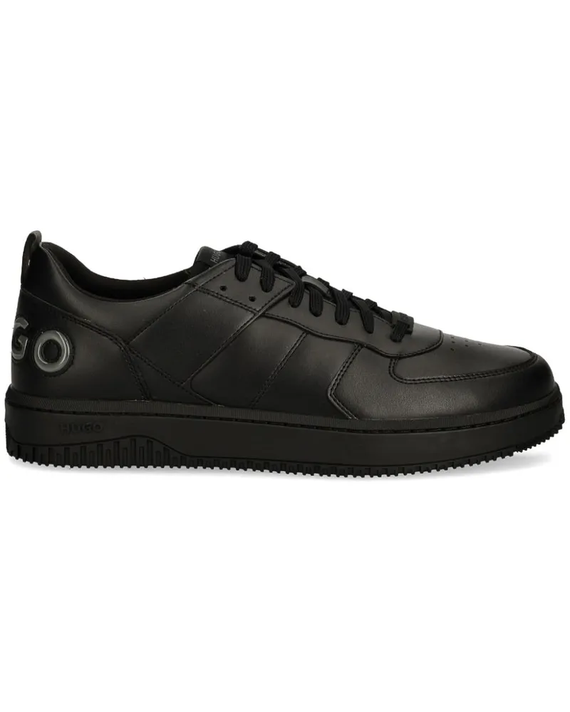 HUGO BOSS Sneakers mit Logo-Prägung - Schwarz Schwarz