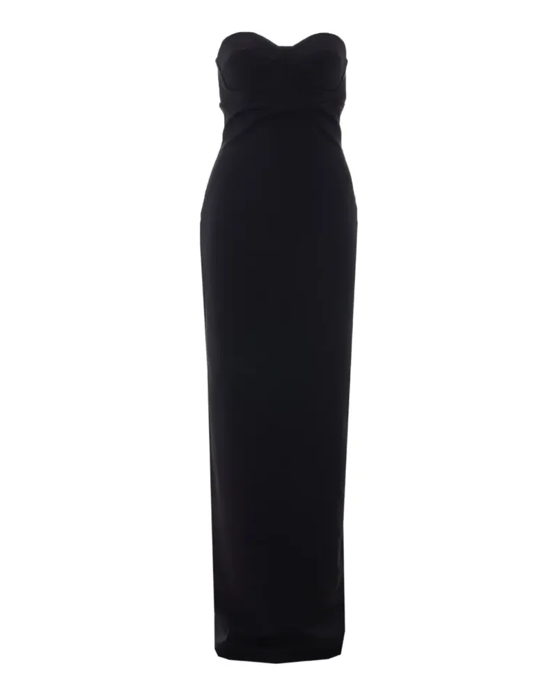 Solace London Keaton sweetheart-neck maxi dress - Schwarz Schwarz