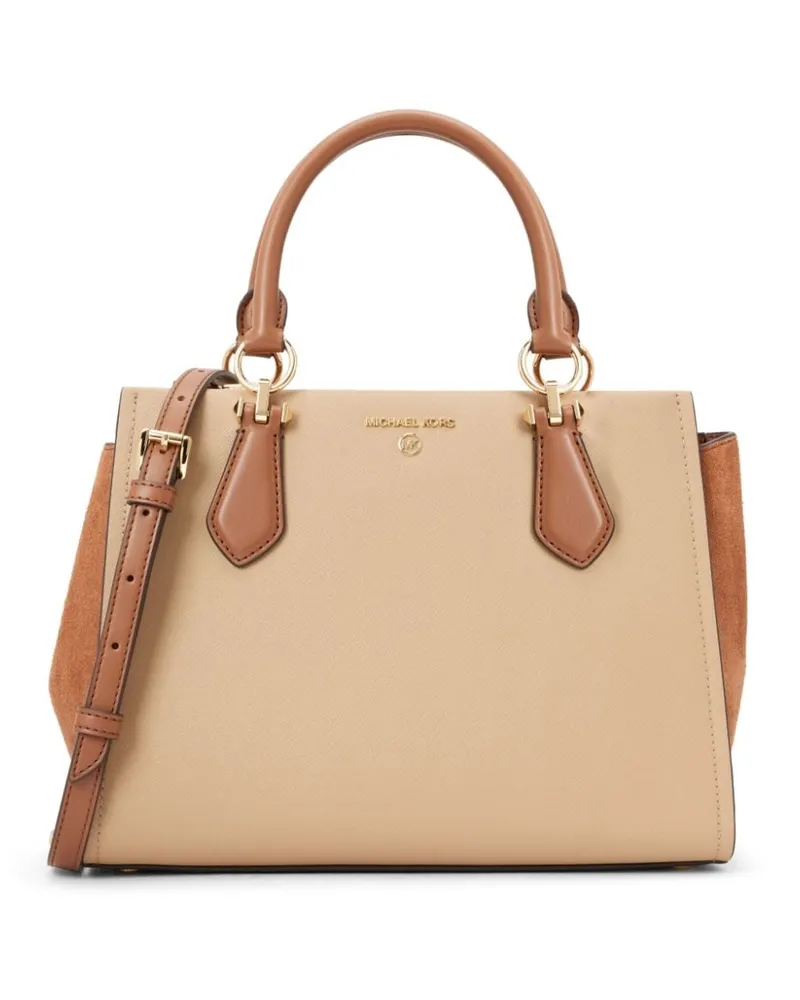 Michael Kors Mittelgroße Marilyn Satchel-Tasche Nude