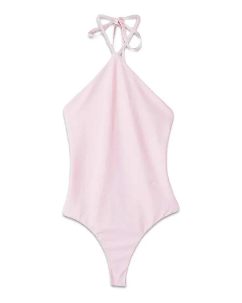 Jacquemus The Bastide Neckholder-Badeanzug - Rosa Rosa