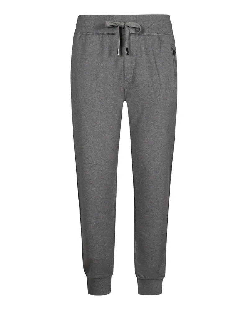 Dolce & Gabbana drawstring cotton track pants - Grau Grau
