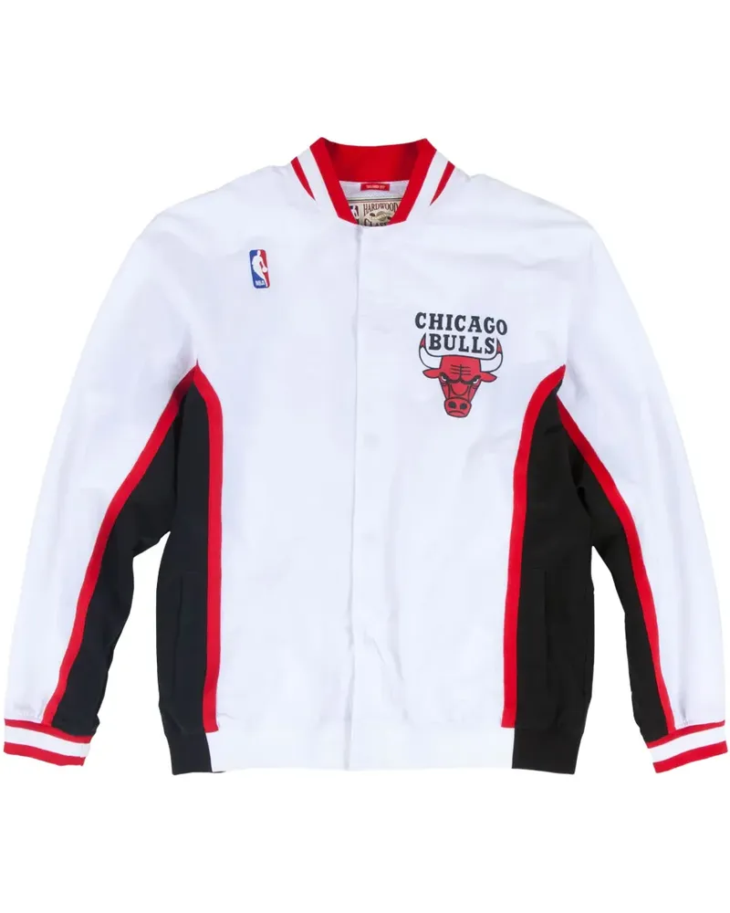 Mitchell & Ness 1992/93 Chicago Bulls Authentic Jacke - Weiß Weiß