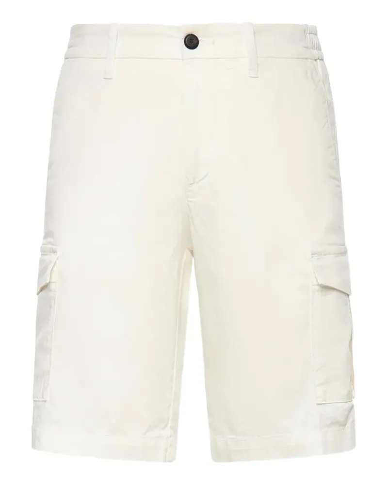 Eleventy butonned cargo shorts - Weiß Weiß