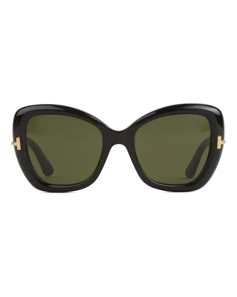 Tom Ford Sonnenbrille mit geometrischem Gestell - 01N BLACK 01n