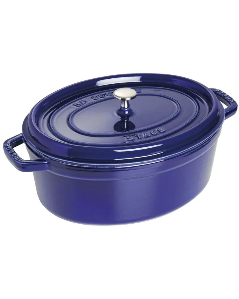 Staub Ovale Cocotte Pfanne - Blau Blau
