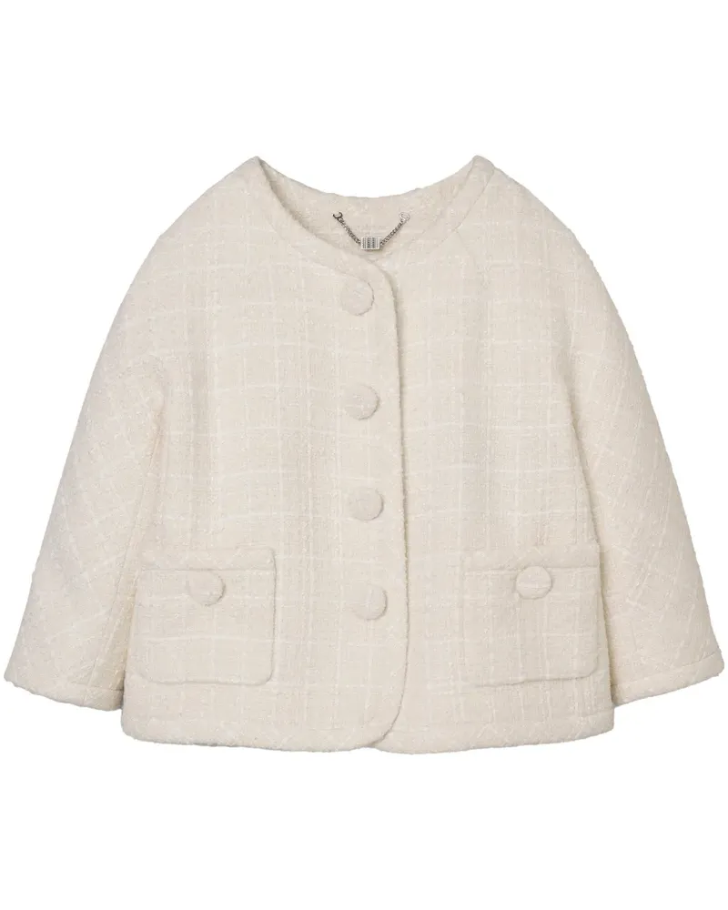 Marc Jacobs The Tweed Backwards Jacke - Weiß Weiß