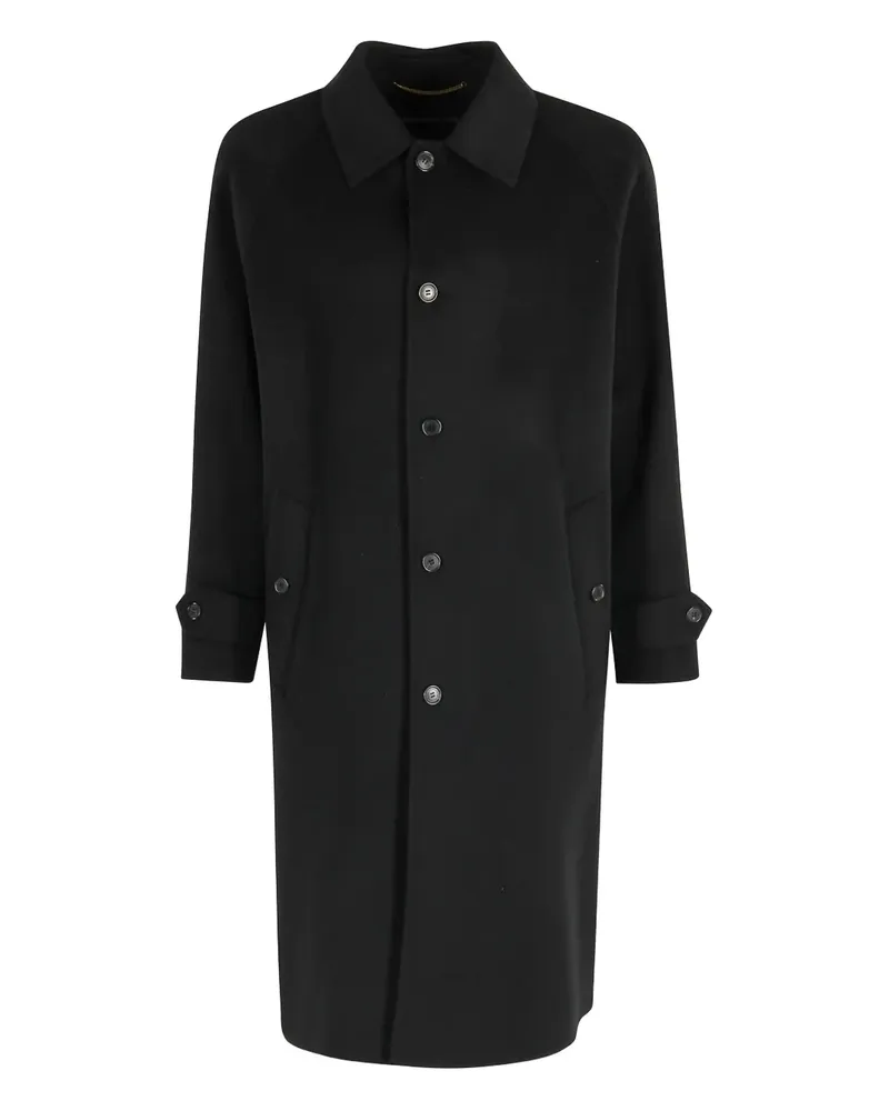 Department 5 buttoned coat - Schwarz Schwarz
